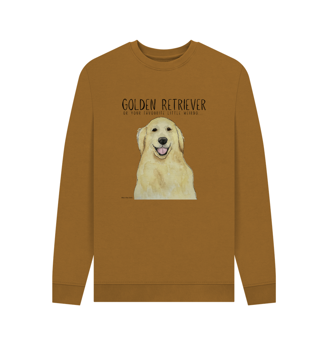 Brown Printed Sweater