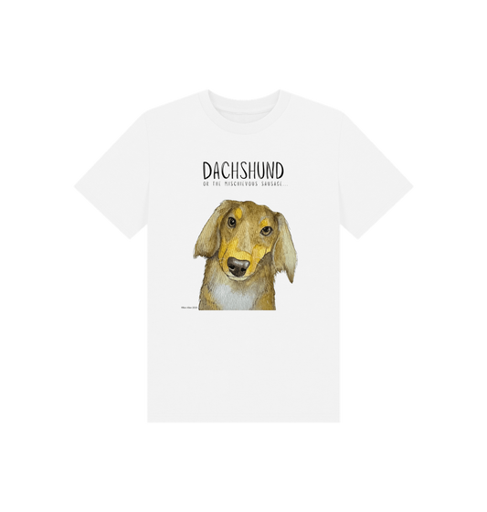 White Printed Kids T-Shirt