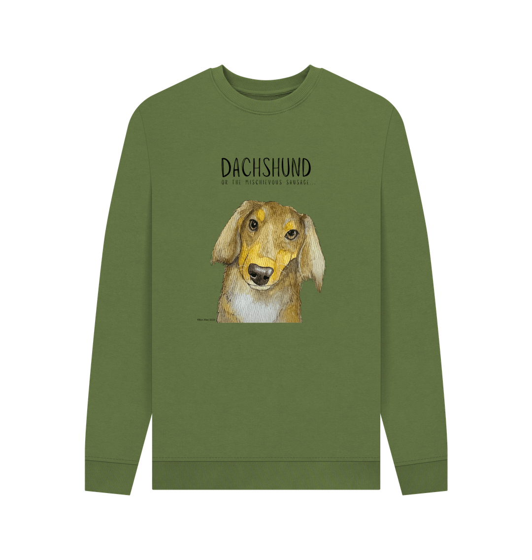 Khaki Printed Sweater