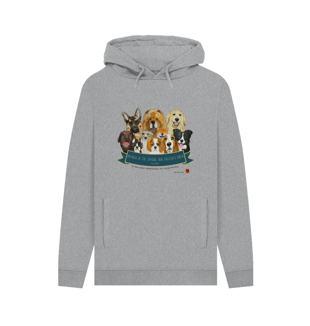 Light Heather Printed Hoody Front