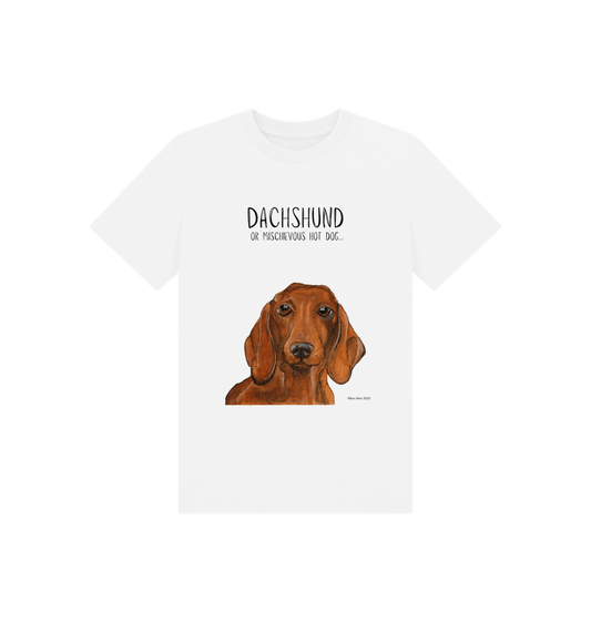 White Printed Kids T-Shirt