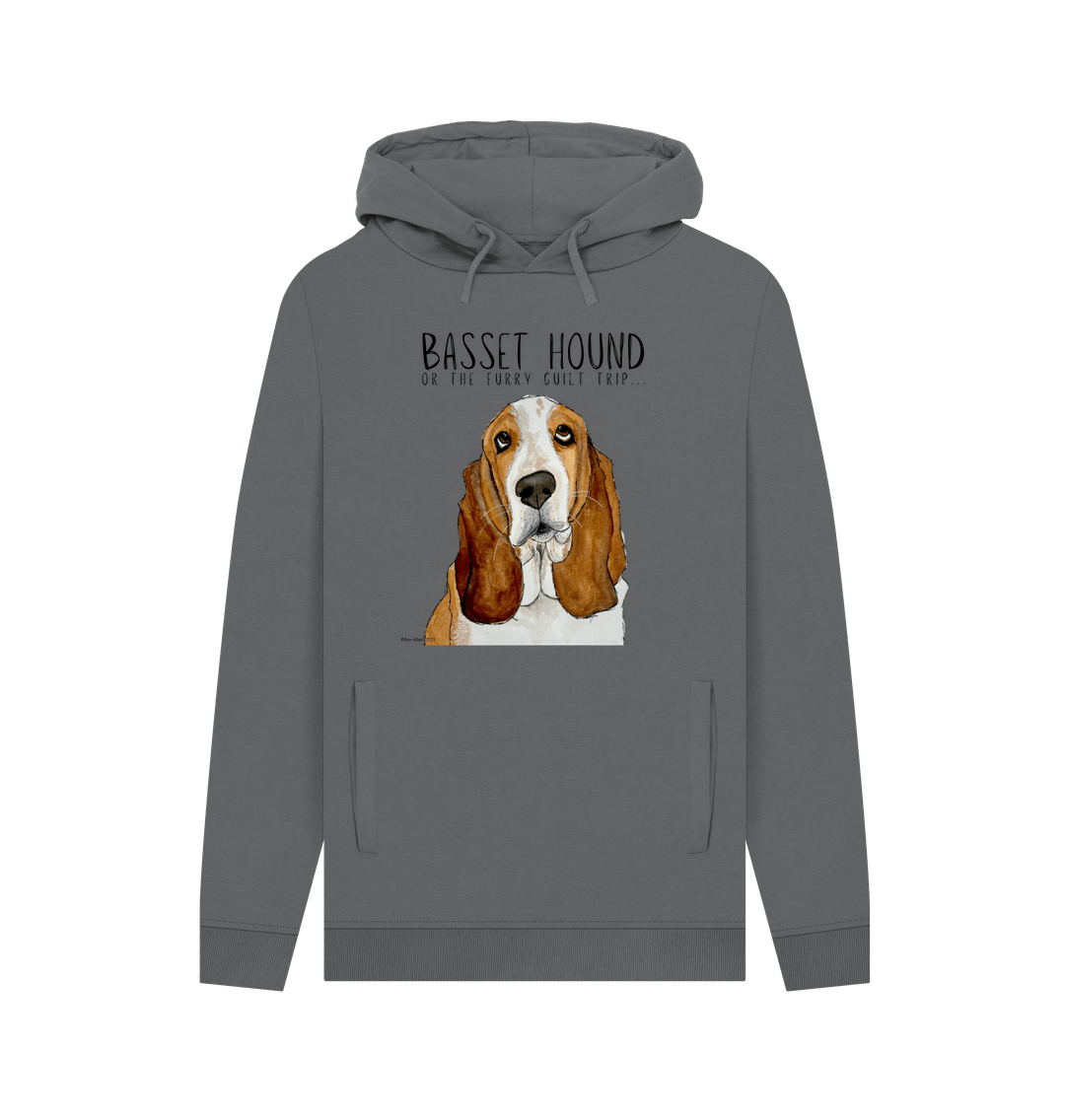 Slate Grey Printed Hoody