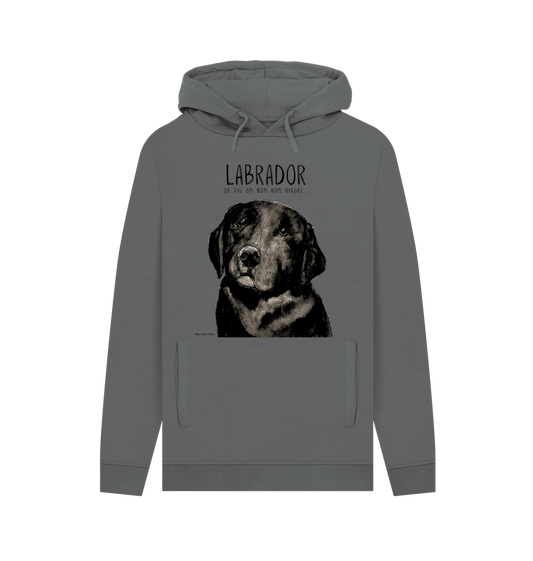Slate Grey Printed Hoody