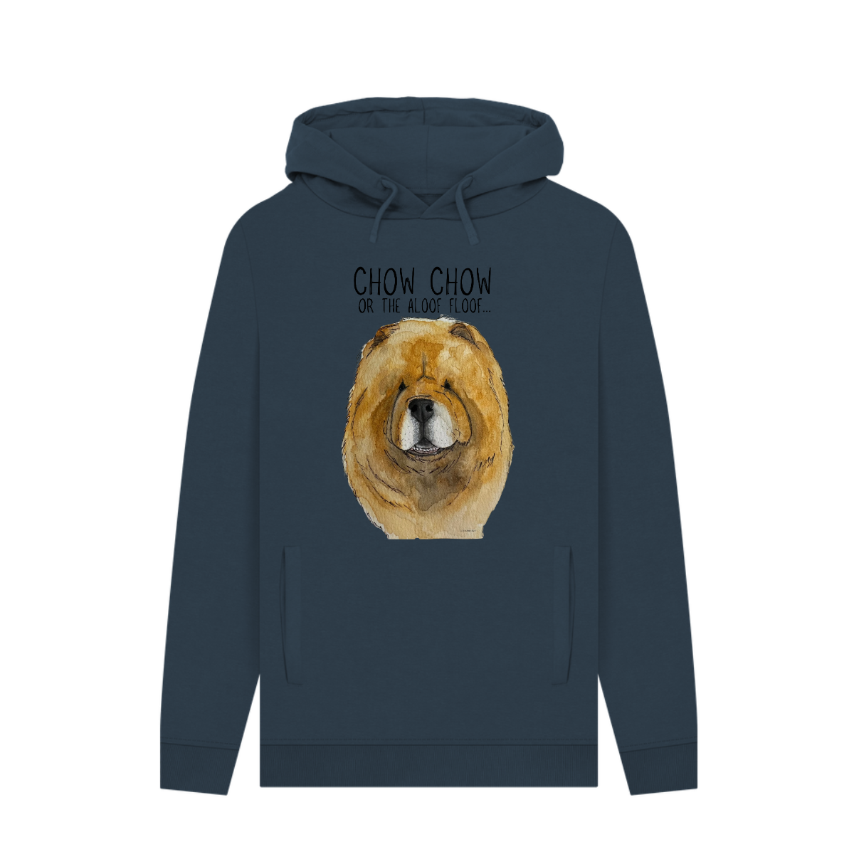 SALE Navy Adult XL Chow Chow Hoodie