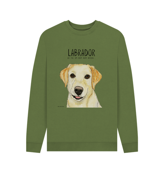 Khaki Printed Sweater