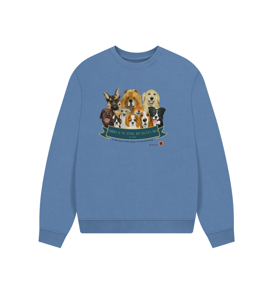 Solent Printed Sweater Front