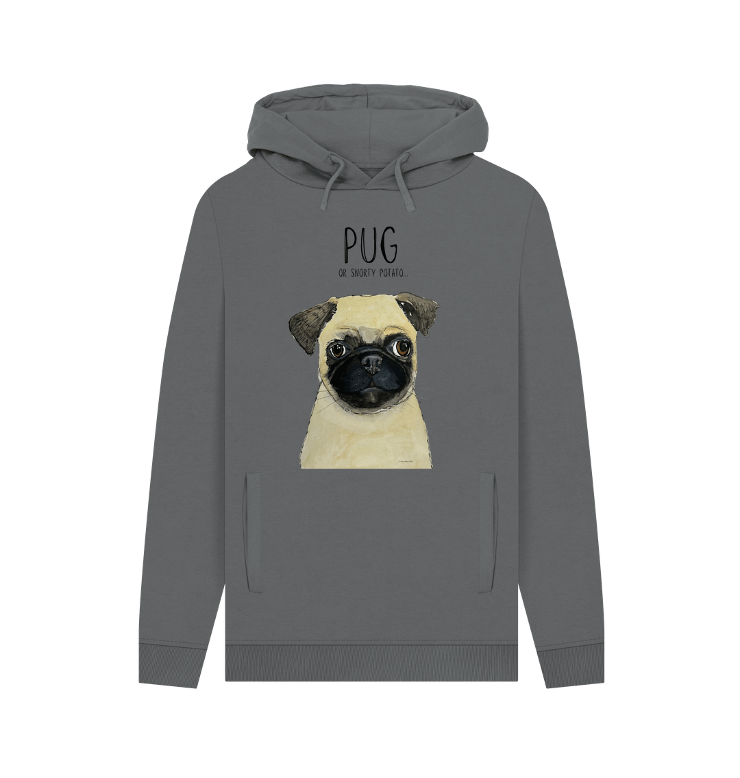 Slate Grey Printed Hoody