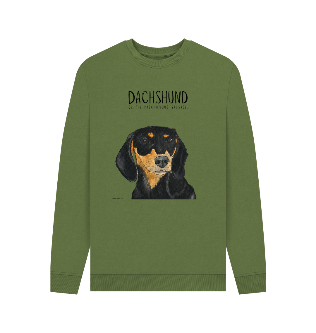 Khaki Printed Sweater