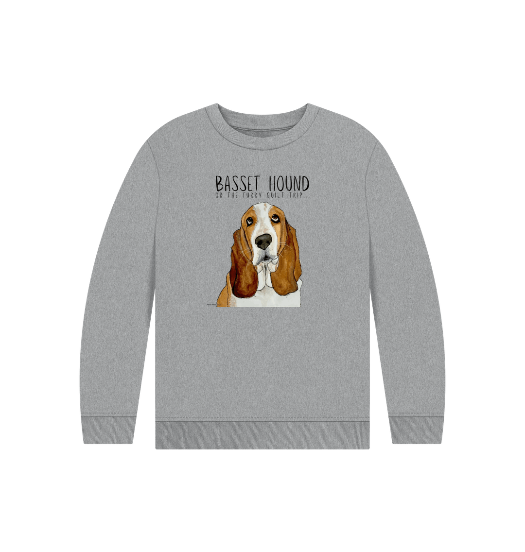 Athletic Grey Printed Kids Jumper