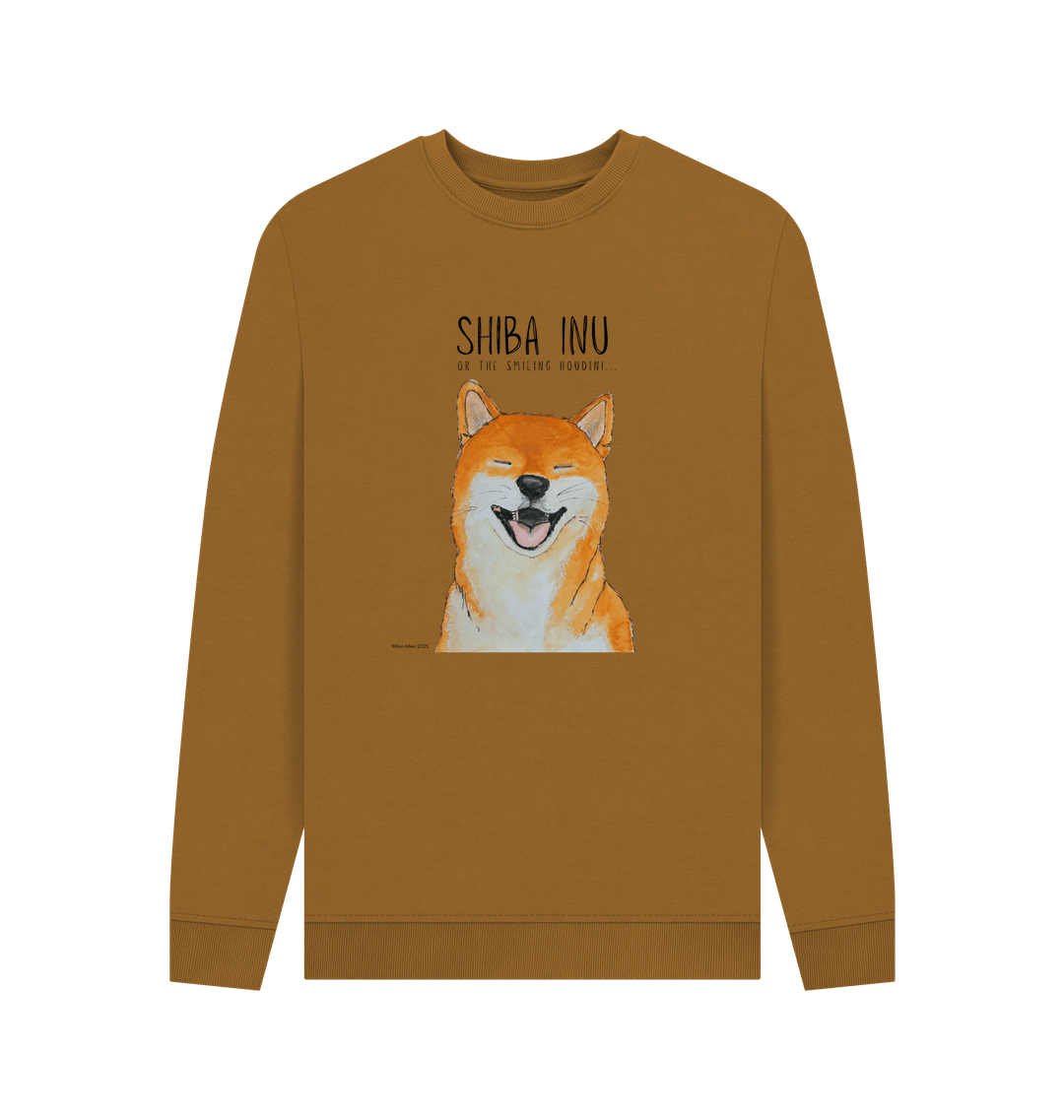 Brown Printed Sweater