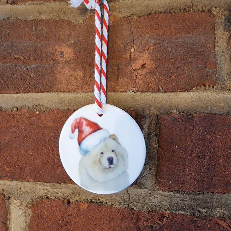 Christmas Dog Ceramic Hanging Ornament – Made Just for You