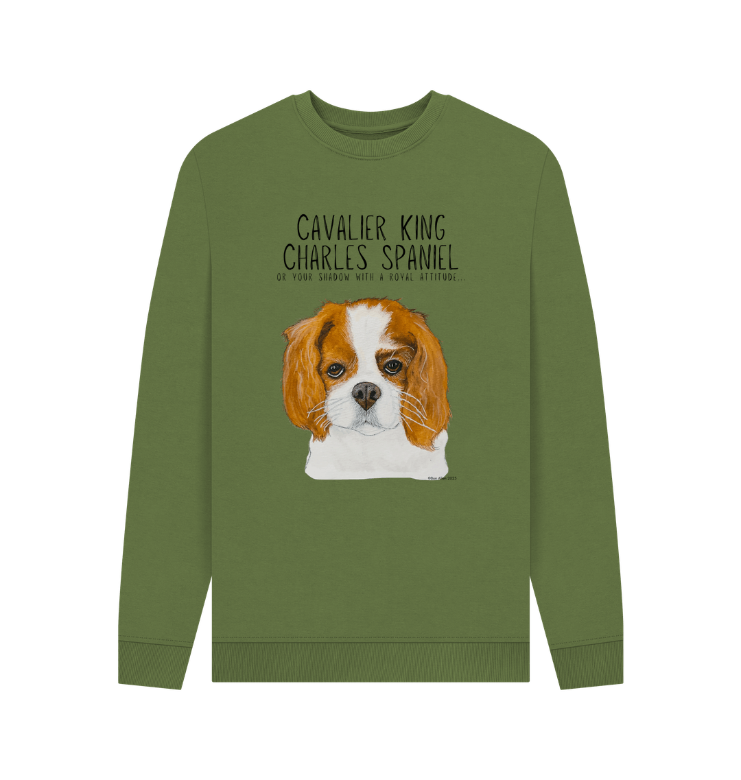 Khaki Printed Sweater