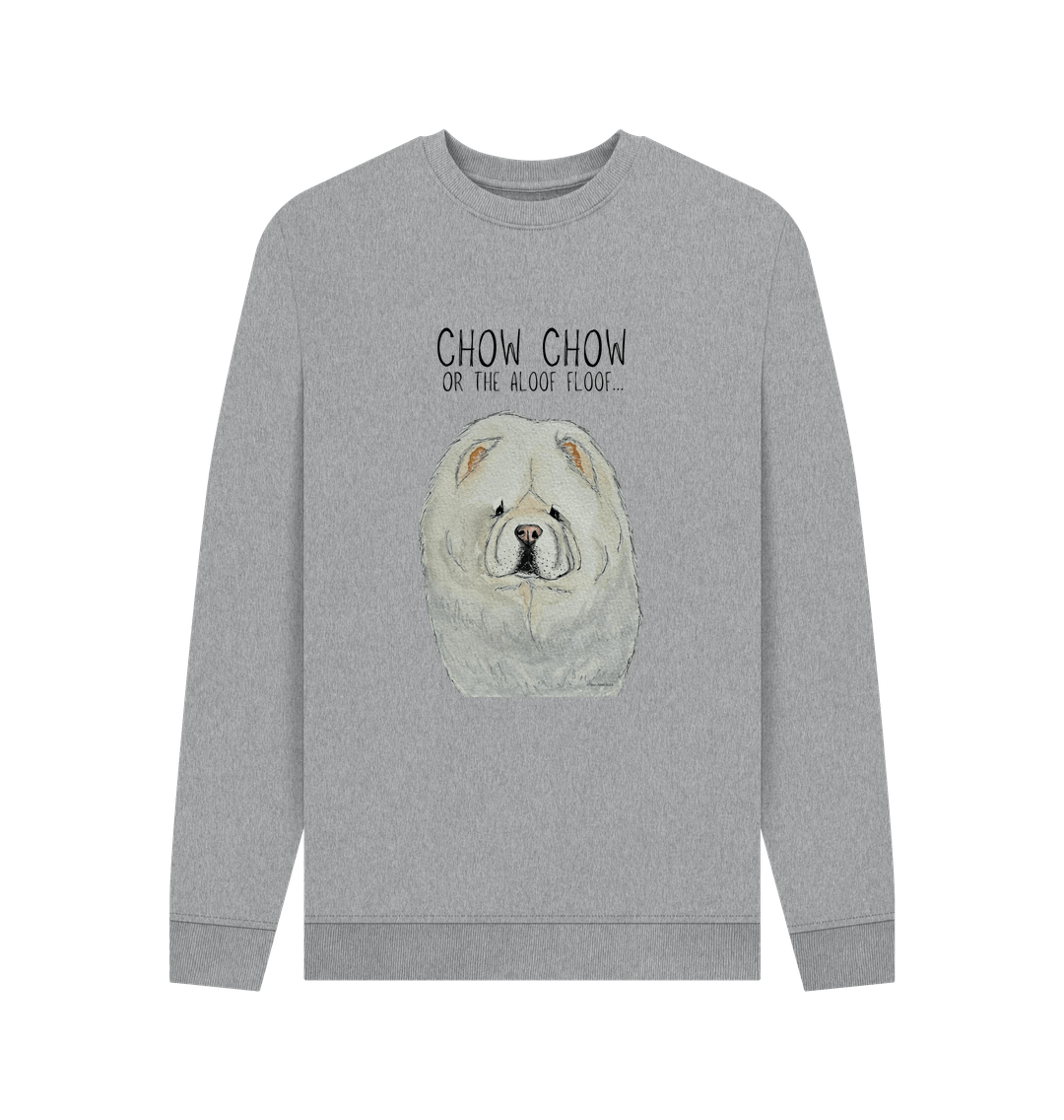 Light Heather Printed Sweater Front