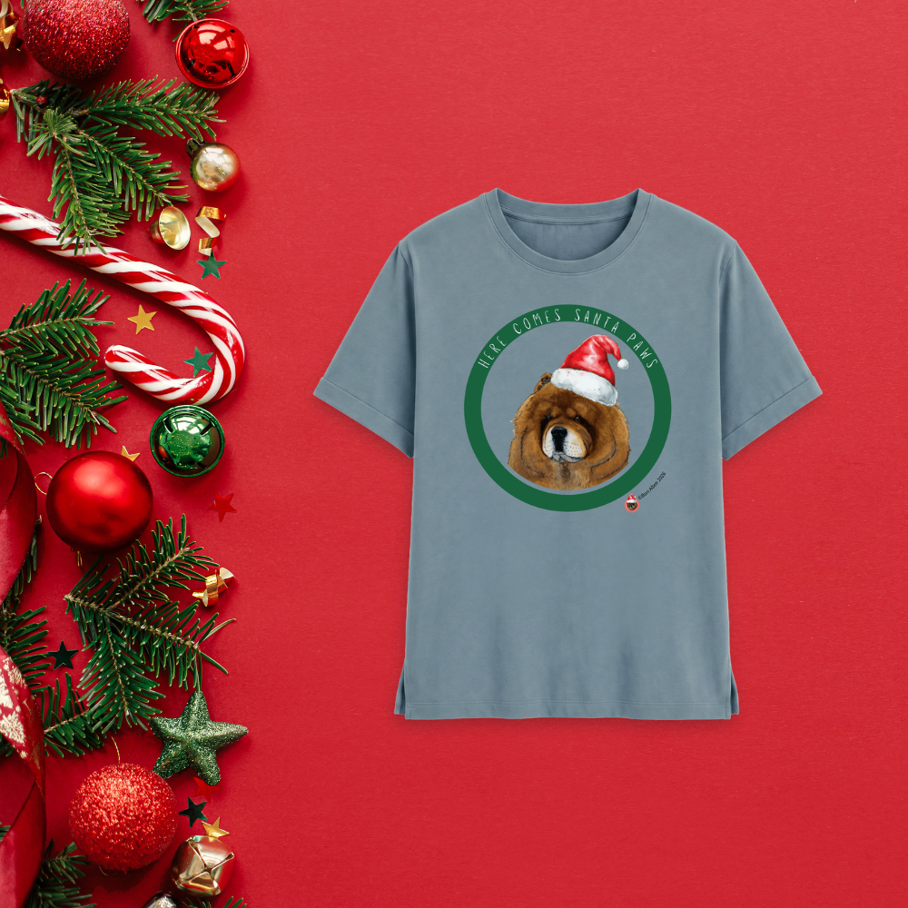Personalised Women's Relaxed Fit Christmas T-Shirt