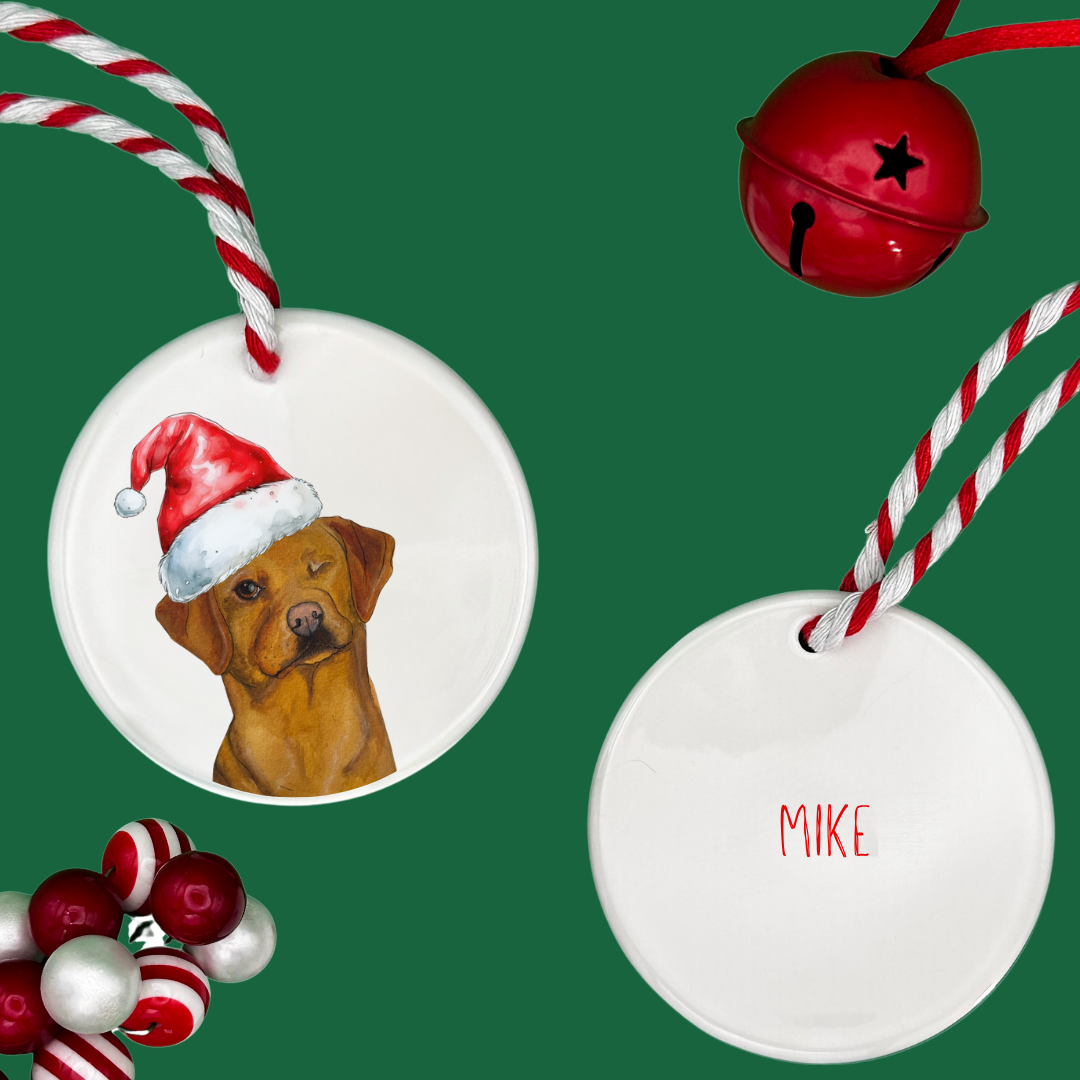 Dog Ceramic Hanging Ornament – Made Just for You