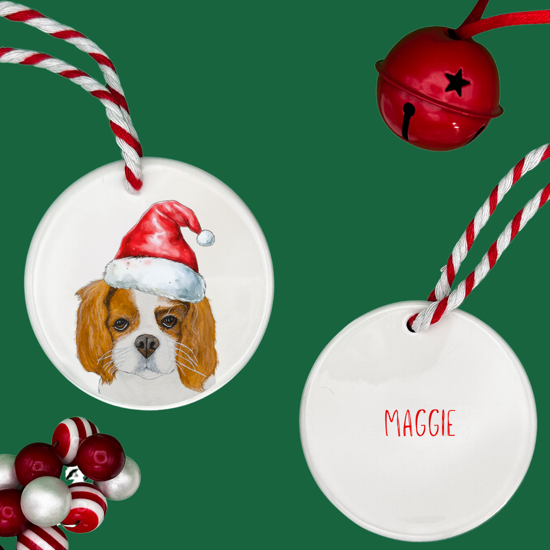 Dog Ceramic Hanging Ornament – Made Just for You