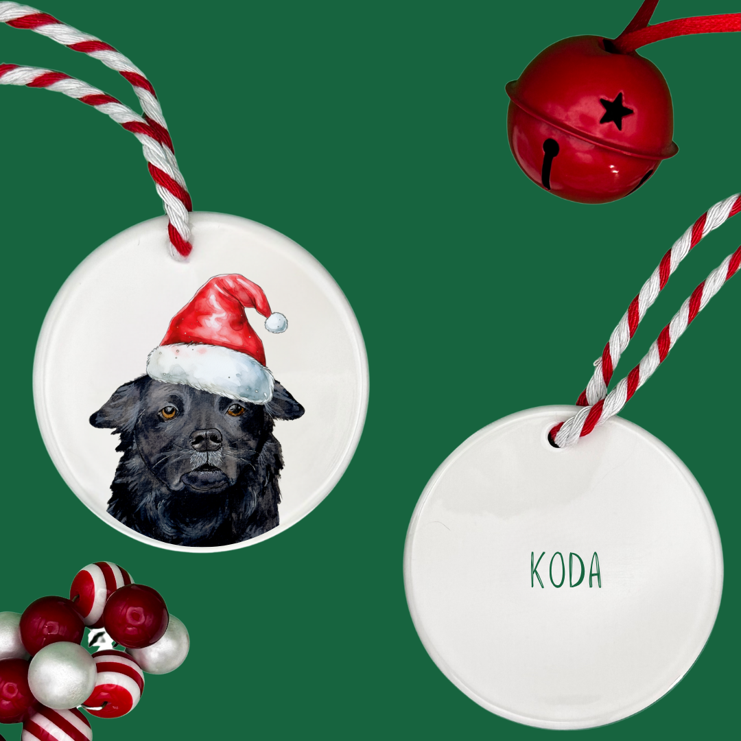 Dog Ceramic Hanging Ornament – Made Just for You