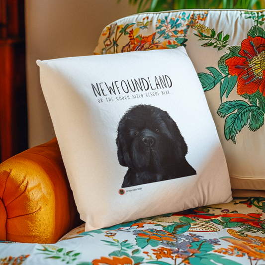 Couch-Sized Rescue Bear Cushion Cover – Hilarious Newfoundland Sofa Guardian