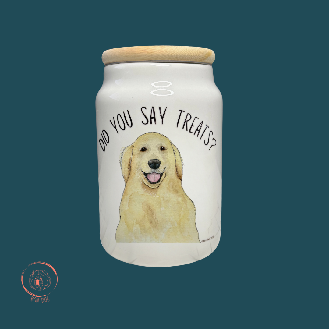 Golden Retriever’s Secret Snack Stash