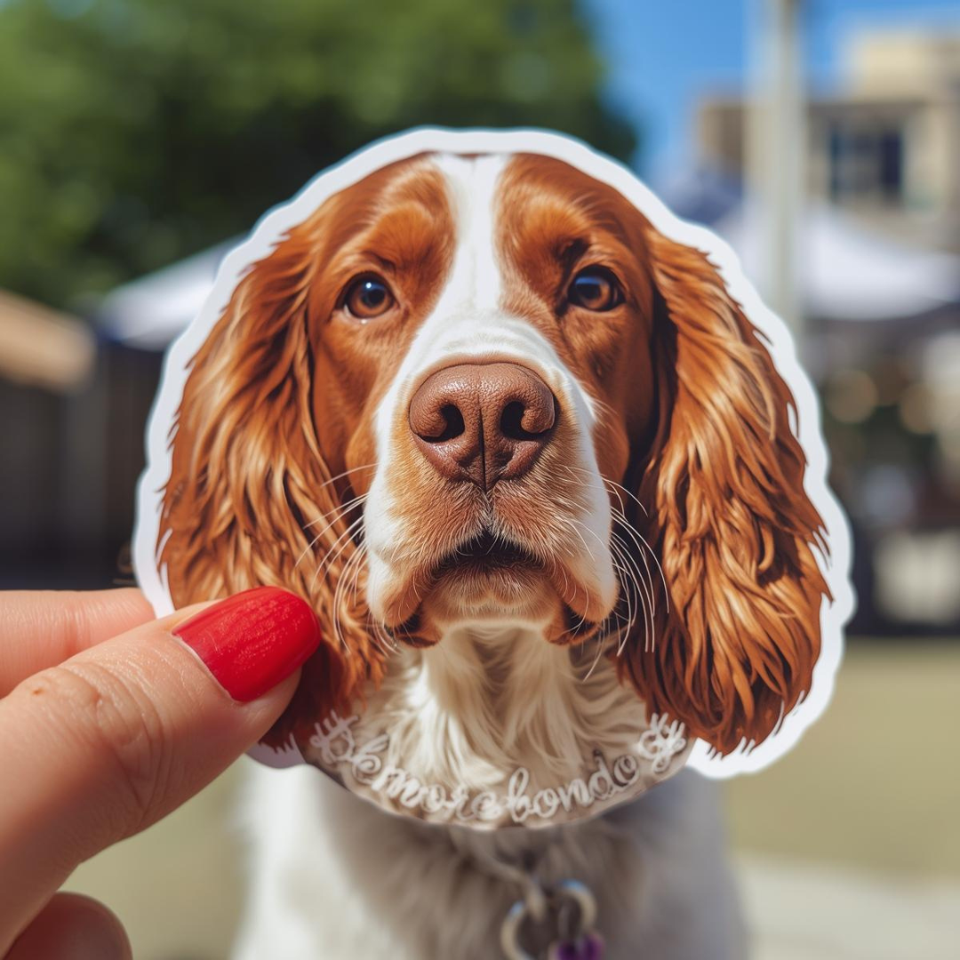 Custom Dog Photo Stickers – Your Dog Turned Into Legendary Sticker Art