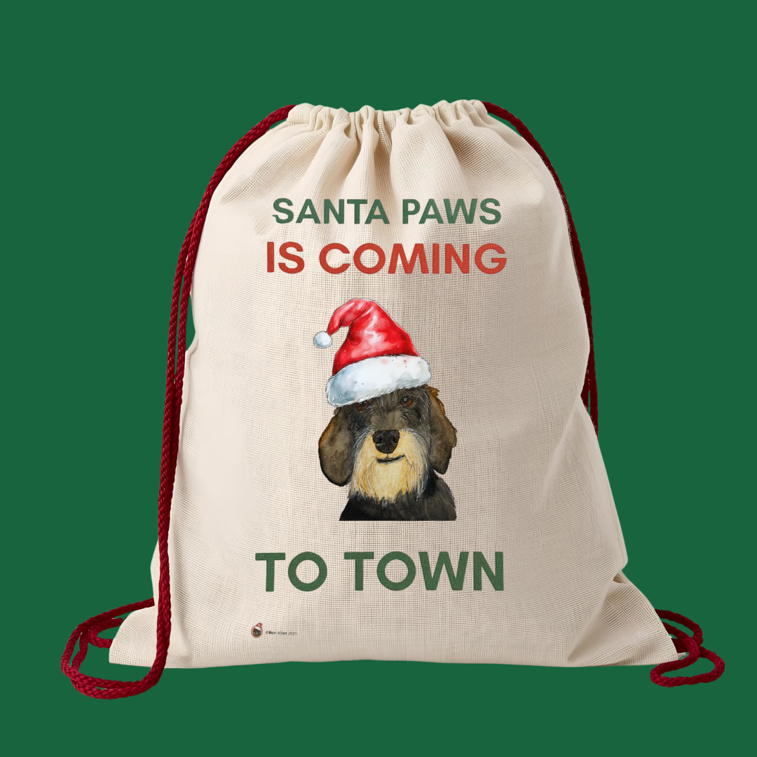 Santa Paws is coming to Town Santa Sack