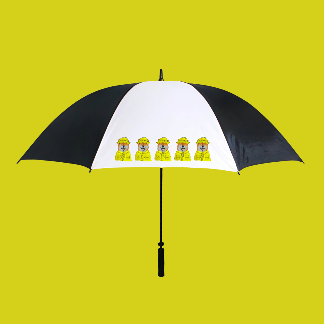 The Shiba Shade – Escape the Rain with a Smiling Houdini