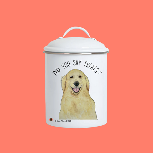 Golden Retriever’s Secret Snack Stash