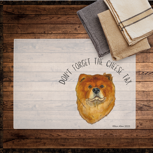 Personalised Pet Chopping Board – Pay the Cheese Tax!