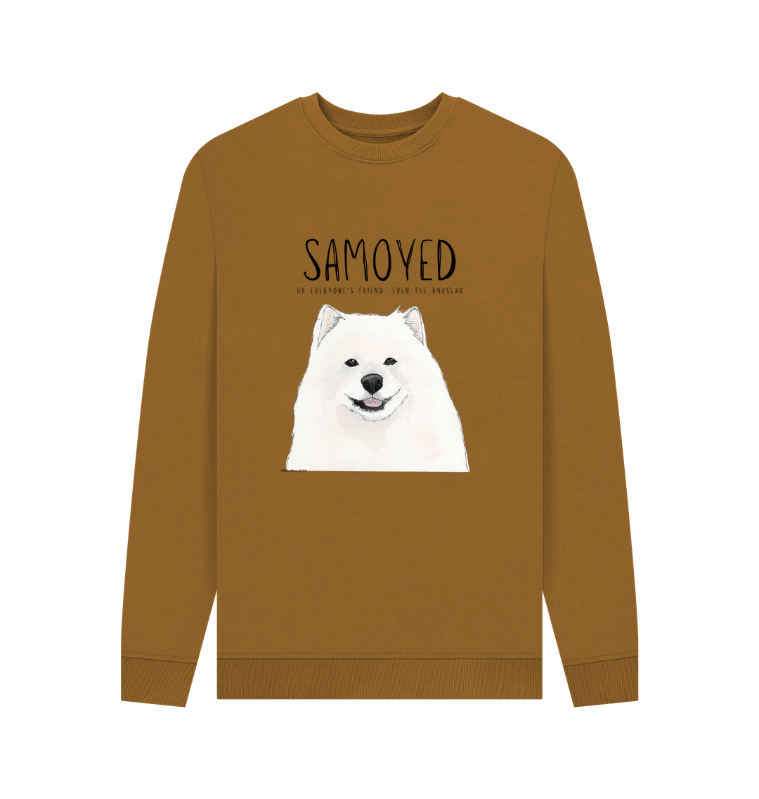 Brown Printed Sweater