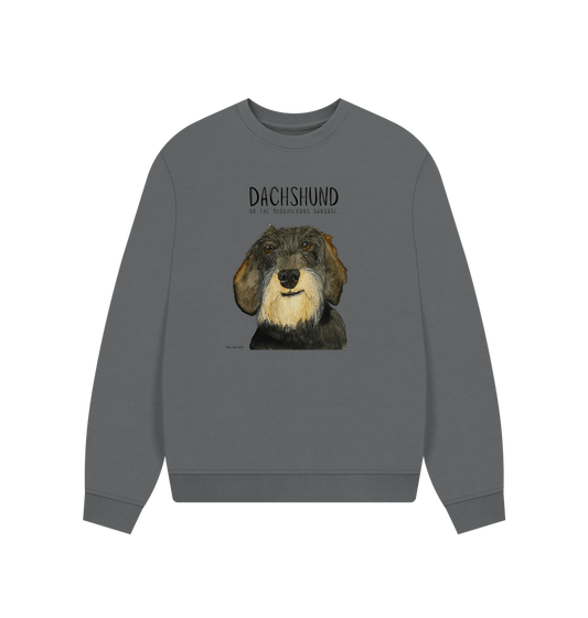 Slate Grey Printed Sweater