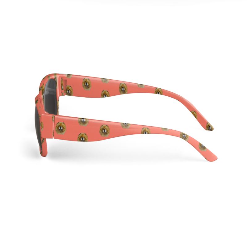 Bon Dog Coral Red Chow Sunglasses
