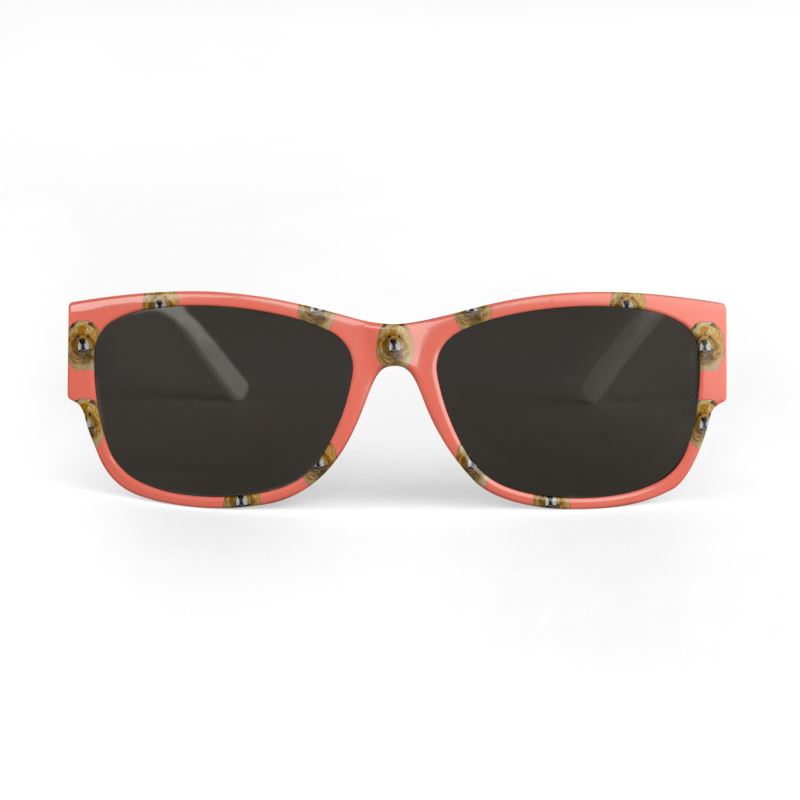 Bon Dog Coral Red Chow Sunglasses