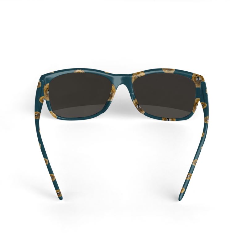Bon Dog Teal Red Chow Sunglasses