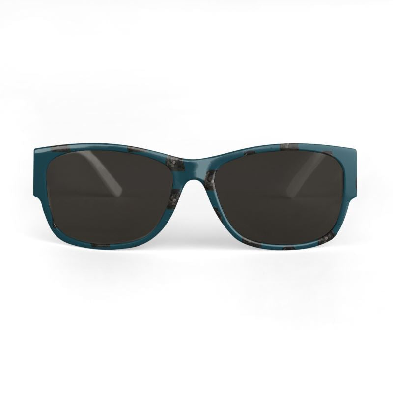 Bon Dog Teal Black Chow Sunglasses