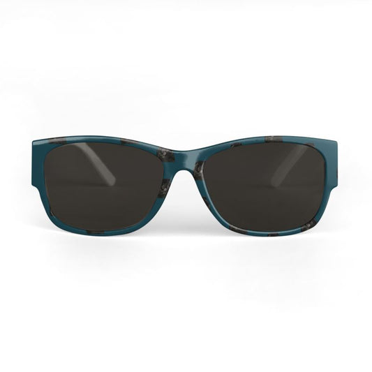 Bon Dog Teal Black Chow Sunglasses