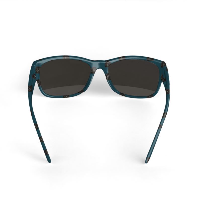 Bon Dog Teal Black Chow Sunglasses