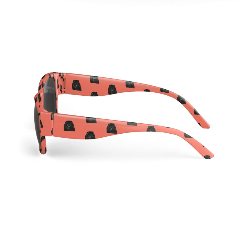 Bon Dog Coral Black Chow Sunglasses