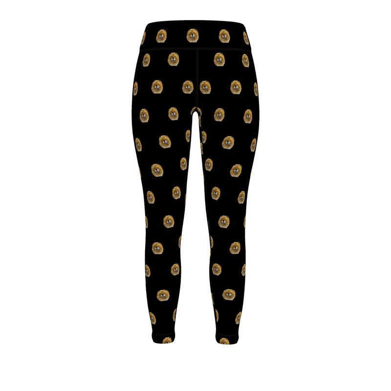 Red Chow Chow Leggings