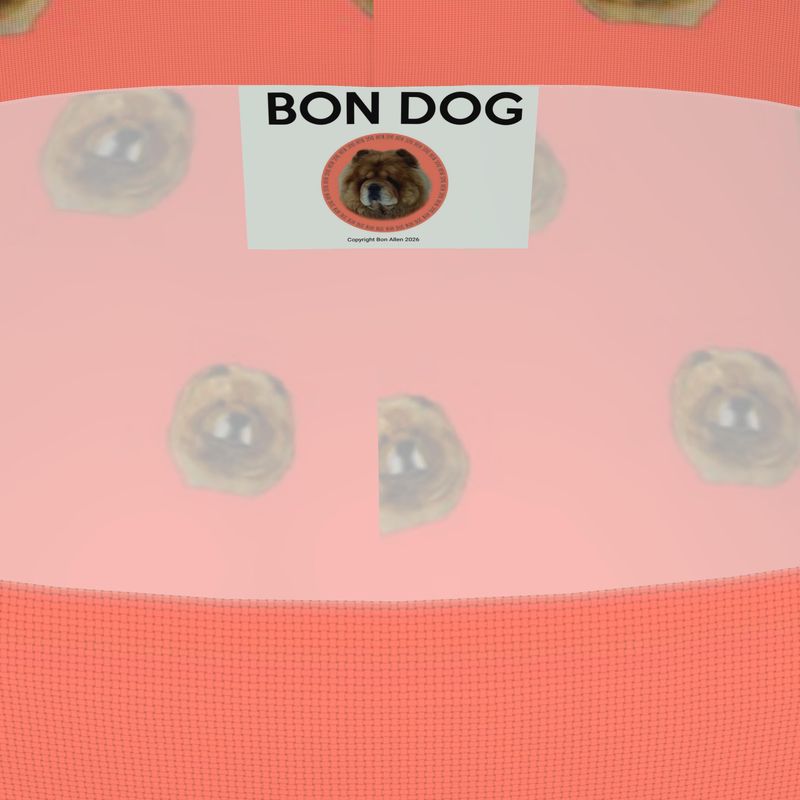 Coral Red Chow Chow Leggings