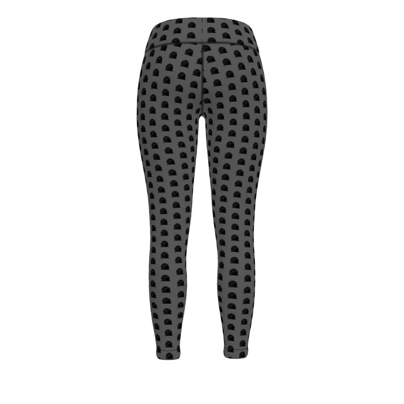 Couch-Sized Rescue Bear Ladies Sports Leggings – Premium Newfoundland