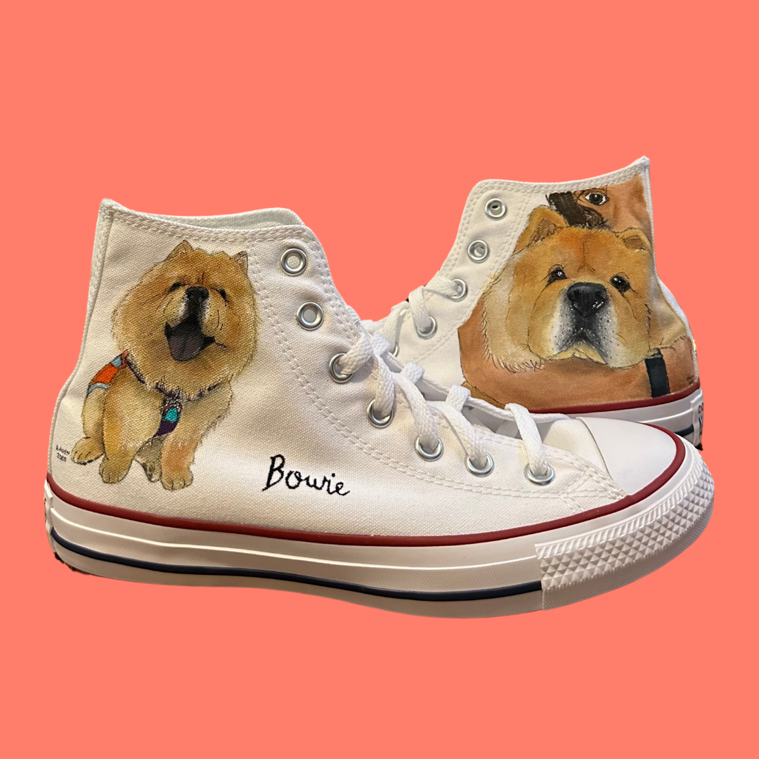 Doggo High Paw-sitively One of a Kind: Custom Doggo High Tops – Bon Dog