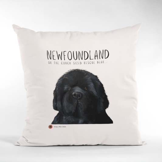 Couch-Sized Rescue Bear Cushion Cover – Hilarious Newfoundland Sofa Guardian