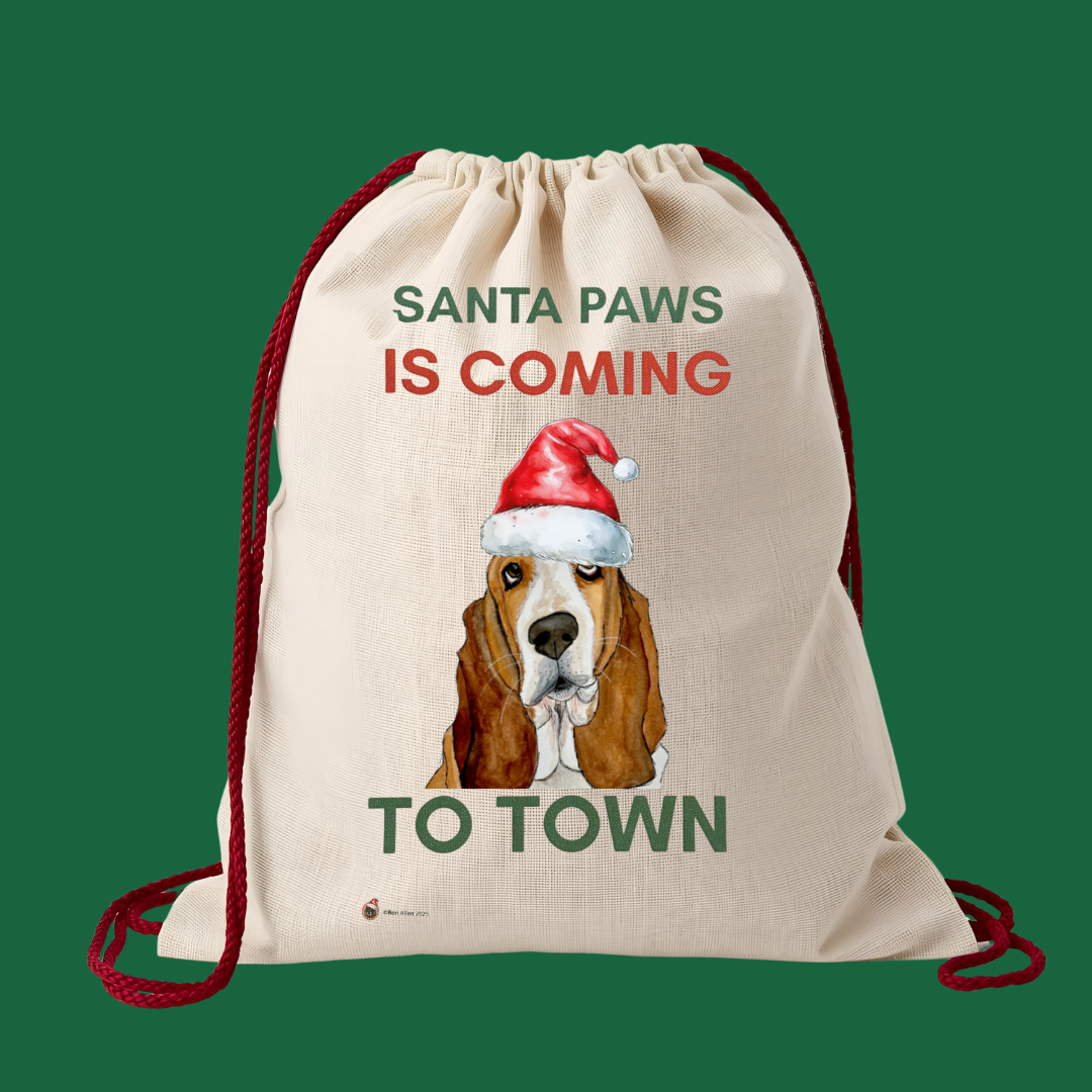 Santa Paws is coming to Town Santa Sack