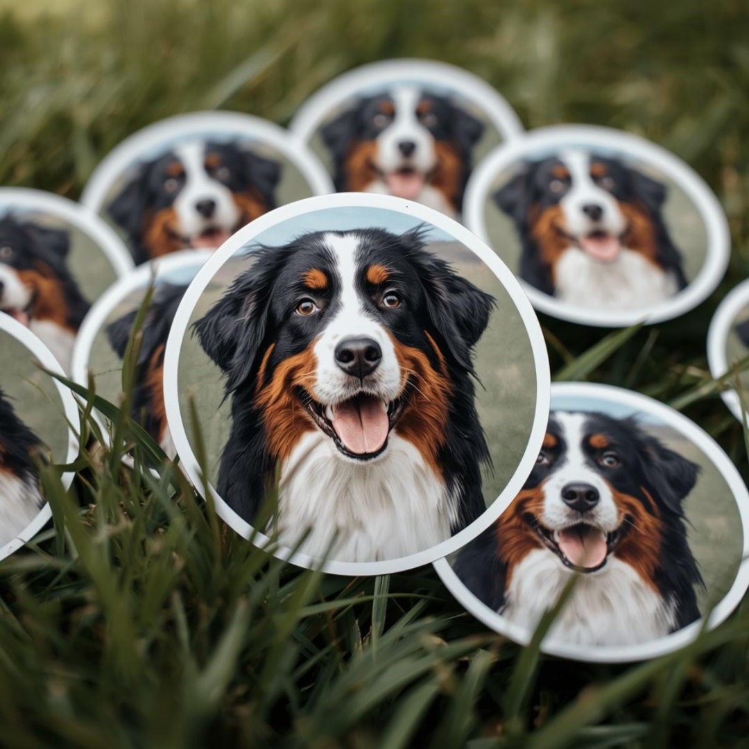 Custom Dog Photo Stickers – Your Dog Turned Into Legendary Sticker Art