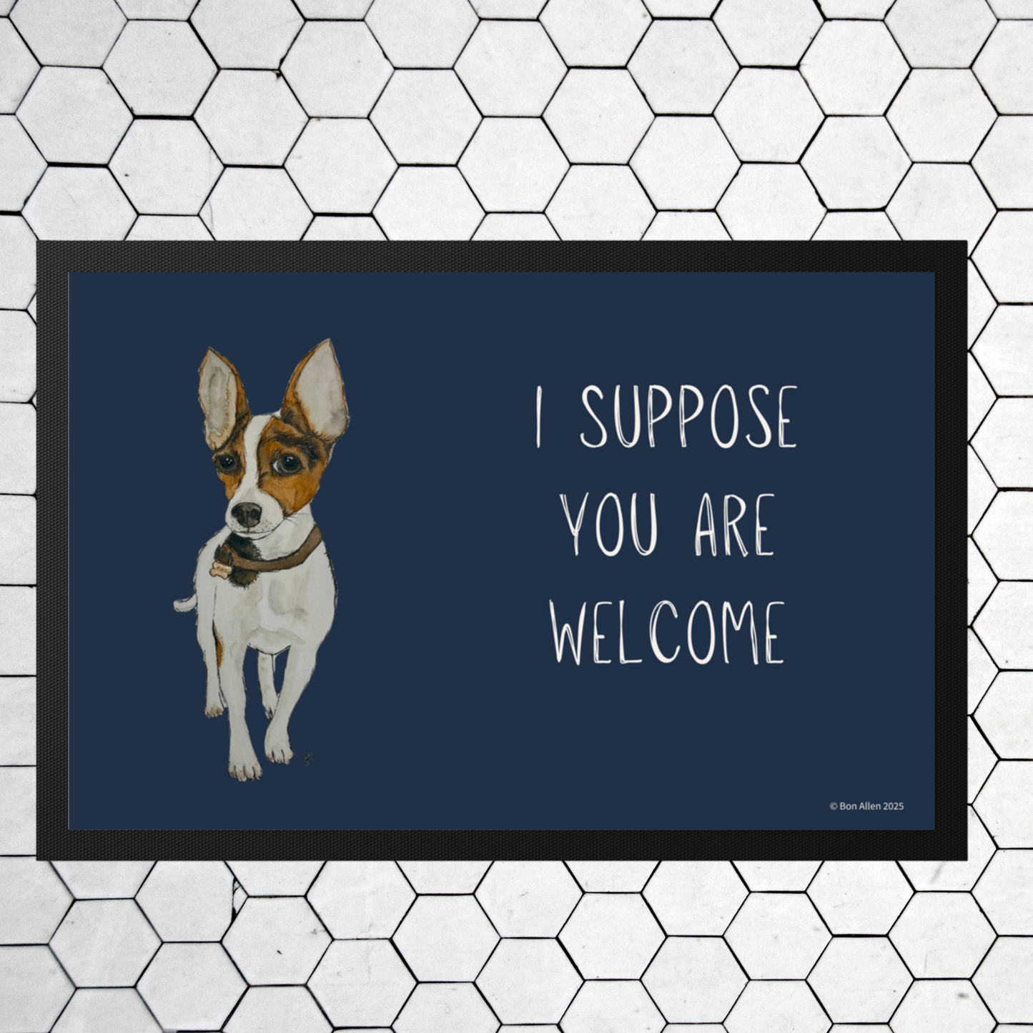 Personalised Pet Doormat – Welcome (Or Else!)
