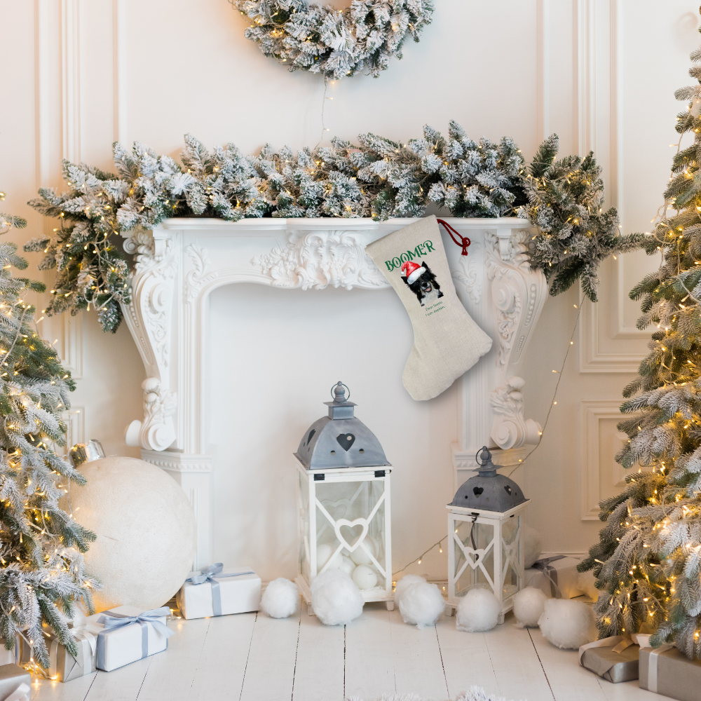 Personalised Christmas Dog Stocking