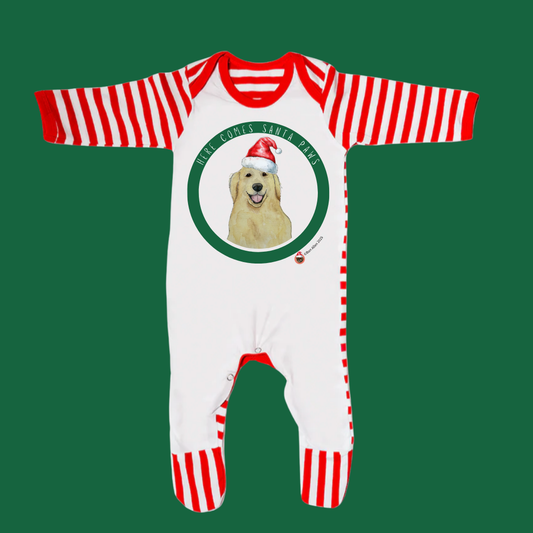 Here Comes Santa Paws Christmas Family Pyjamas
