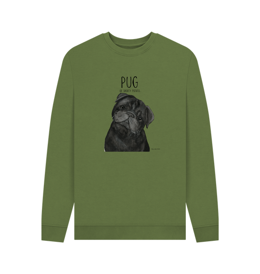 Khaki Printed Sweater