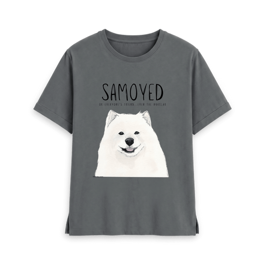 Slate Grey Printed T-shirt Front