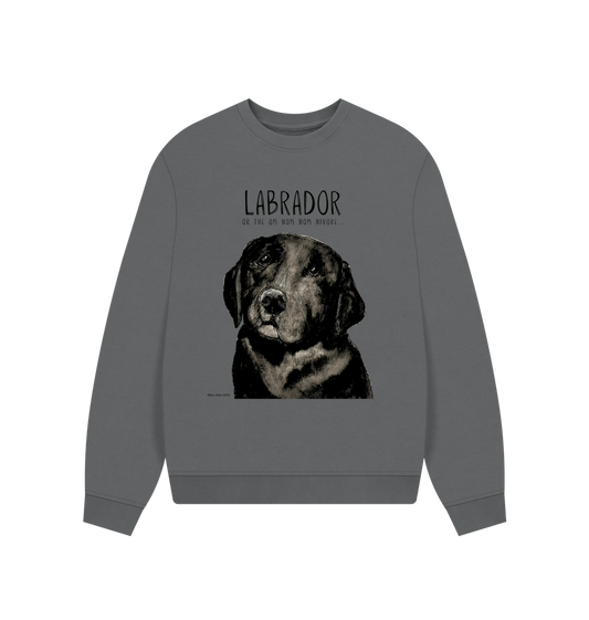 Slate Grey Printed Sweater